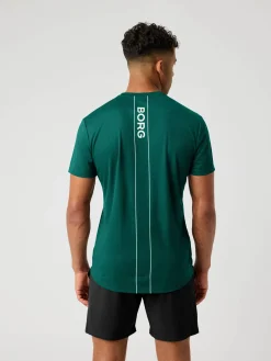 Björn Borg T-Shirts|Tennis & Padel * Ace ight T-hirt Posy Green