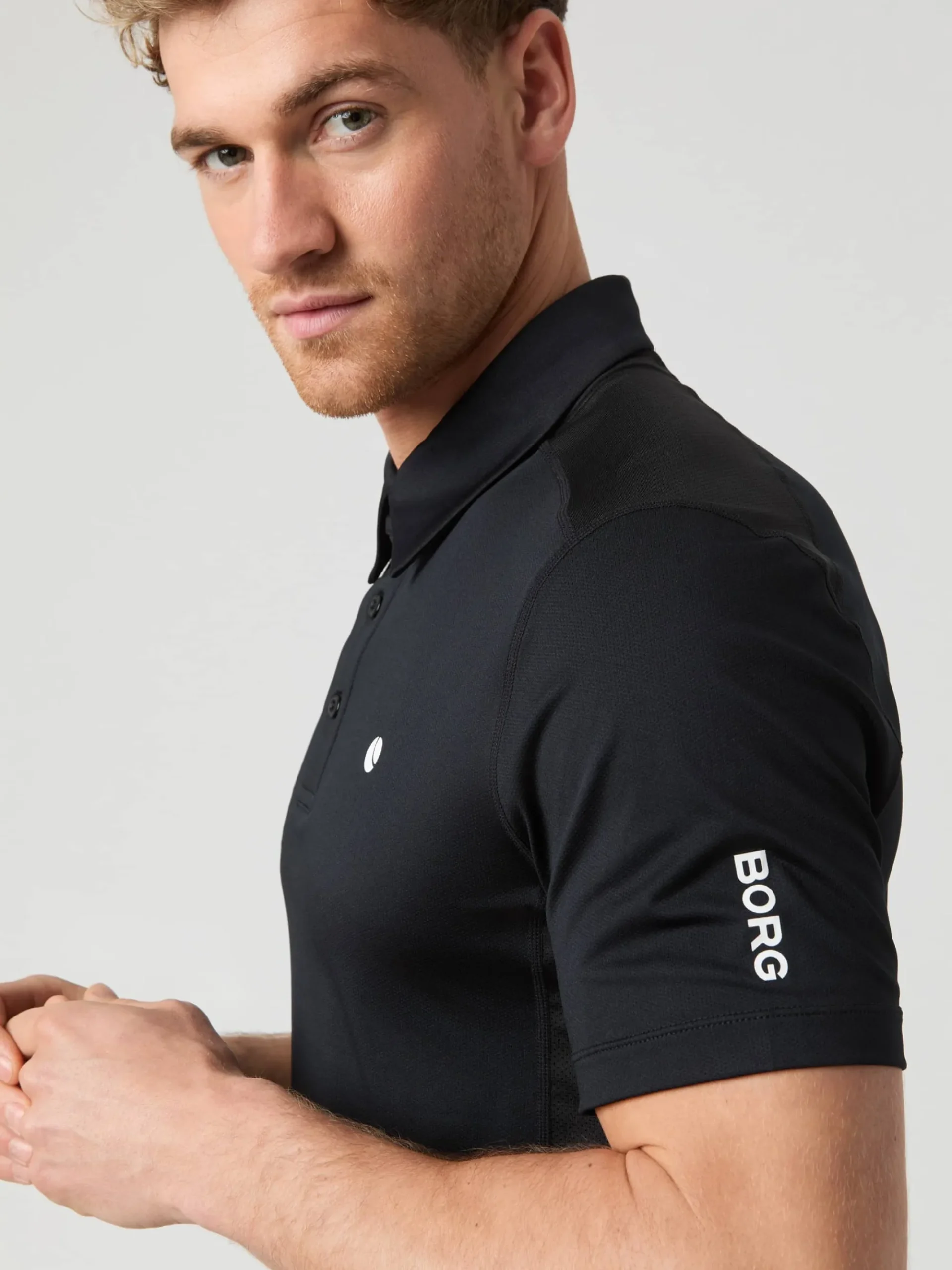 Björn Borg Pikétröjor|Tennis & Padel * Ace eh Pane Poo hirt Black Beauty