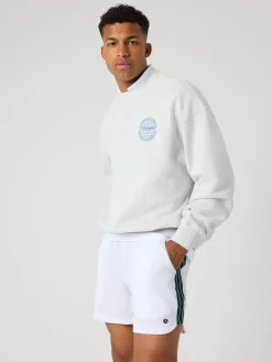 Björn Borg Tröjor|Vardag & Loungewear * Ace Overized weathirt Ultra Light Grey Melange