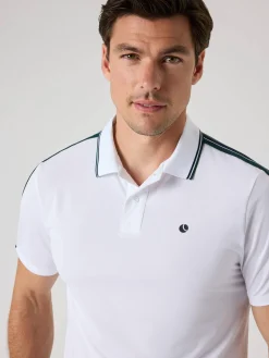 Björn Borg Pikétröjor|Tennis & Padel * Ace Retro Poo hirt Brilliant White