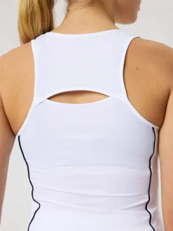 Björn Borg Toppar|Tennis & Padel * Ace V Neck Tank Top Brilliant White