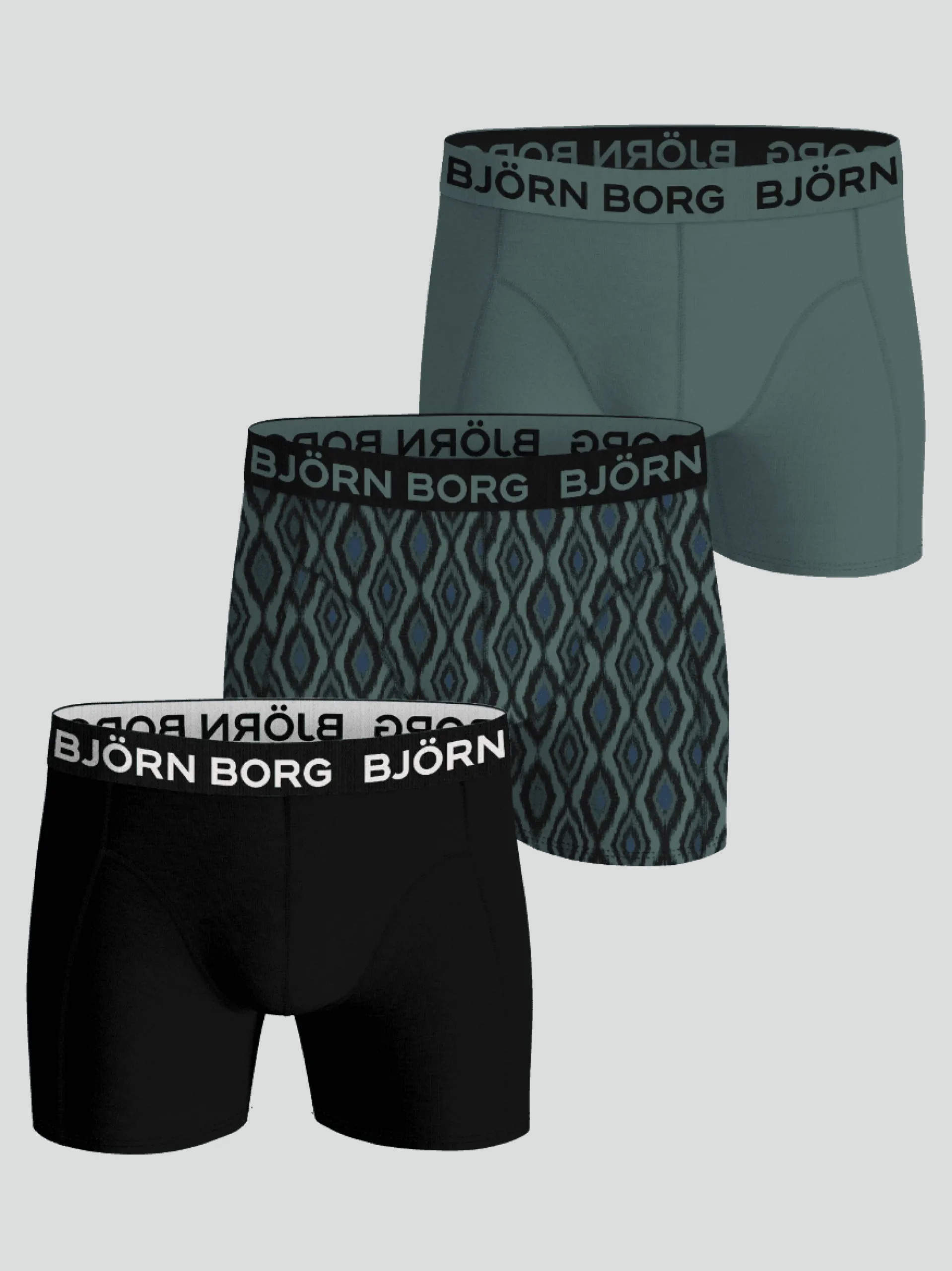 Björn Borg Boxers * Baboo Cotton Bend Boxer 3-pack