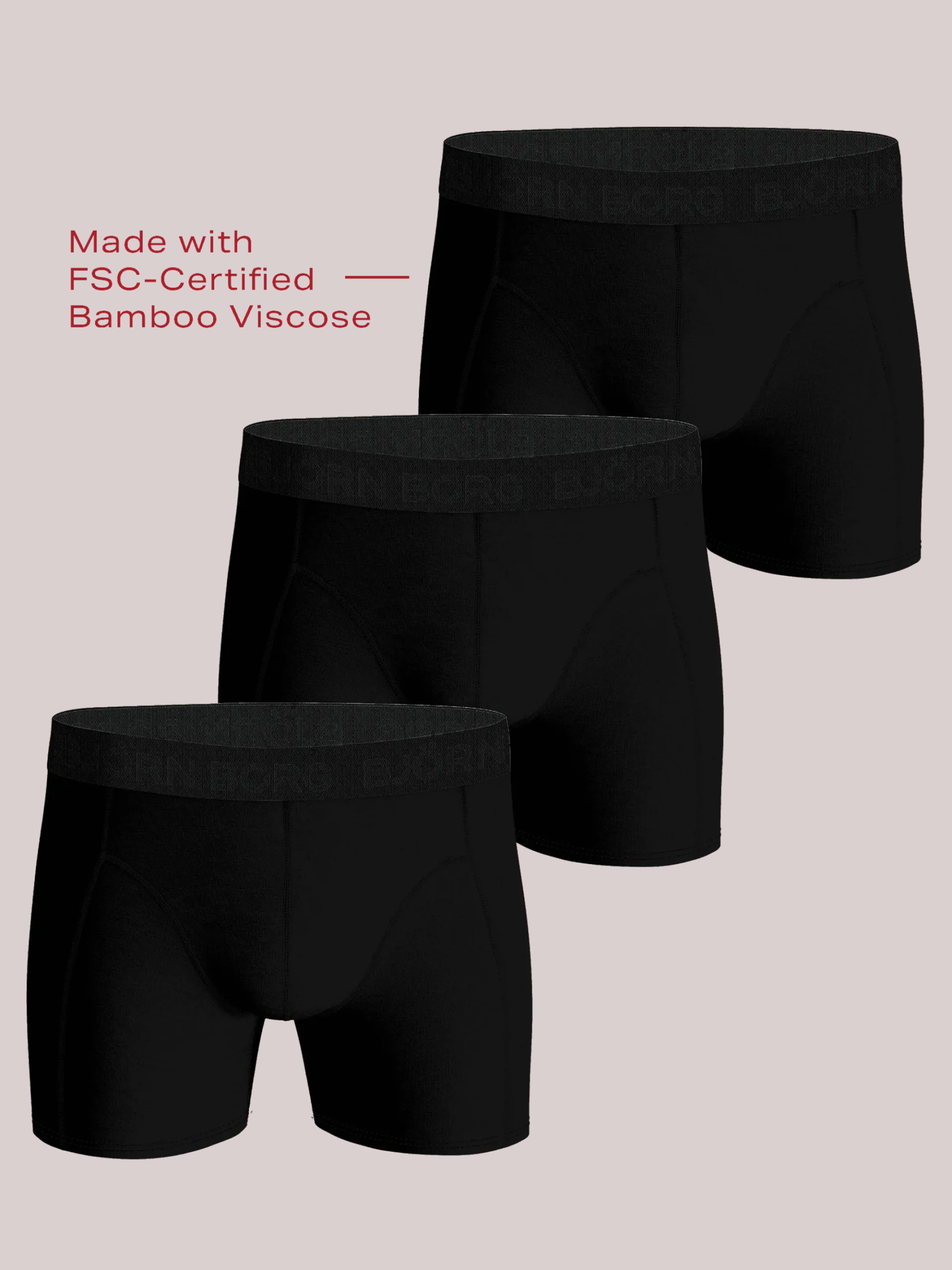 Björn Borg Boxers * Baboo Cotton Bend Boxer 3-pack