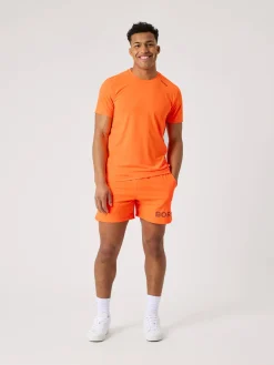Björn Borg T-Shirts|Gym & Träning * Borg Athetic T-hirt Shocking Orange