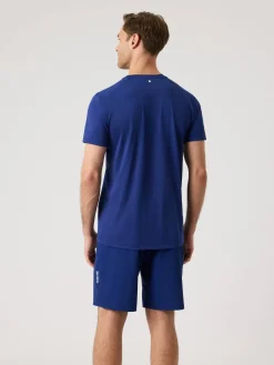 Björn Borg T-Shirts|Gym & Träning * Borg Athetic T-hirt Blue Depths