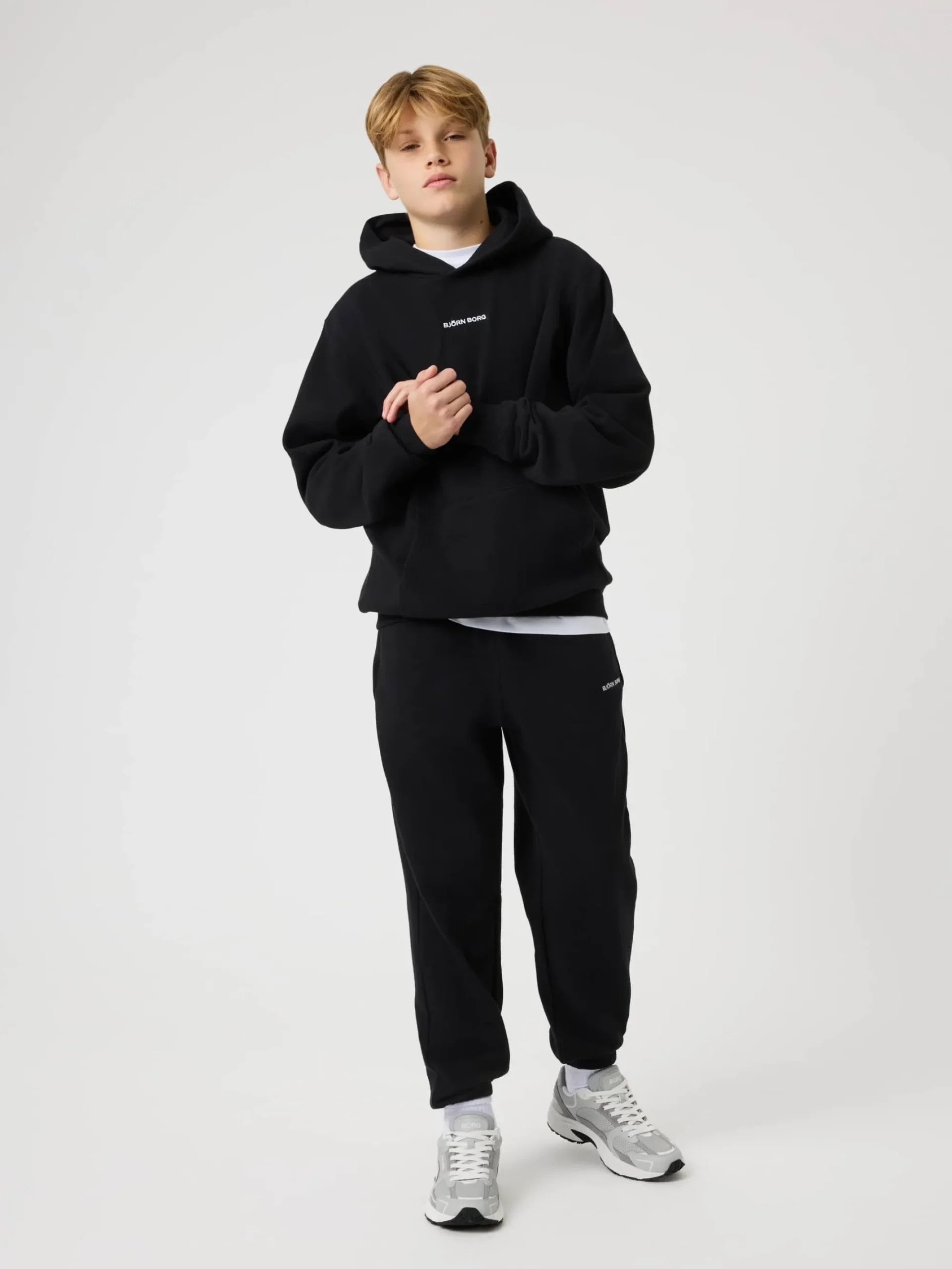 Björn Borg Hoodies & Tröjor * Borg Classic Hoodie Black Beauty
