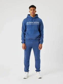 Björn Borg Hoodies * Borg Caic Print Hoodie Twilight Blue