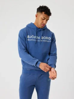 Björn Borg Hoodies * Borg Caic Print Hoodie Twilight Blue