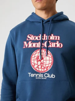 Björn Borg Hoodies * Borg Caic Print Hoodie Sargasso Sea