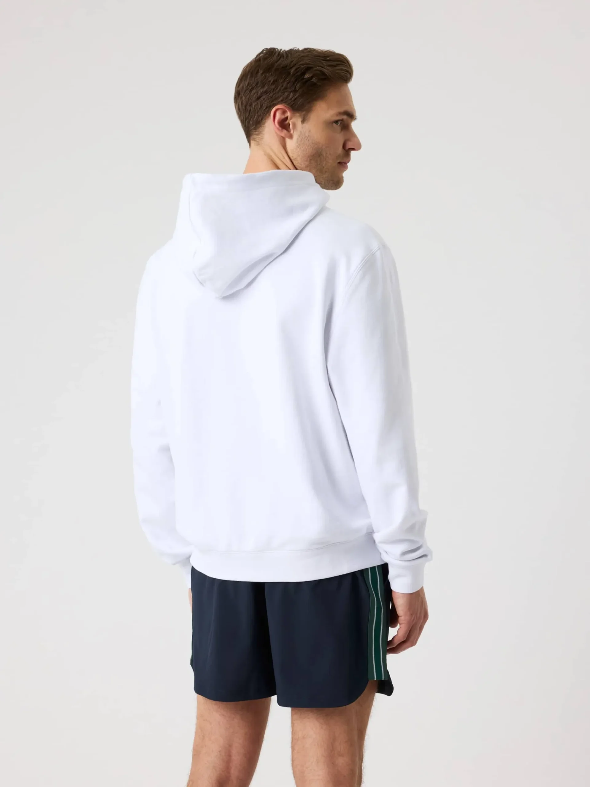 Björn Borg Hoodies|Tennis & Padel * Borg Caic Print Hoodie Brilliant White