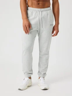 Björn Borg Byxor * Borg Caic Print weatpant Ultra Light Grey Melange