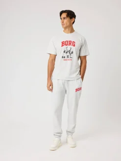 Björn Borg Vardag & Loungewear|Byxor * Borg Caic Print weatpant