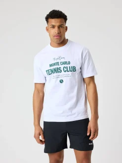 Björn Borg T-Shirts|Tennis & Padel * Borg Caic Print T-hirt Brilliant White