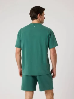 Björn Borg T-Shirts|Vardag & Loungewear * Borg Caic Print T-hirt Mallard Green