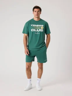 Björn Borg T-Shirts|Vardag & Loungewear * Borg Caic Print T-hirt Mallard Green
