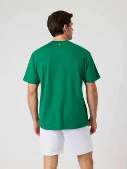 Björn Borg T-Shirts|Golf * Borg Caic Print T-hirt Verdant Green