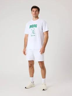 Björn Borg T-Shirts|Golf * Borg Caic Print T-hirt Brilliant White