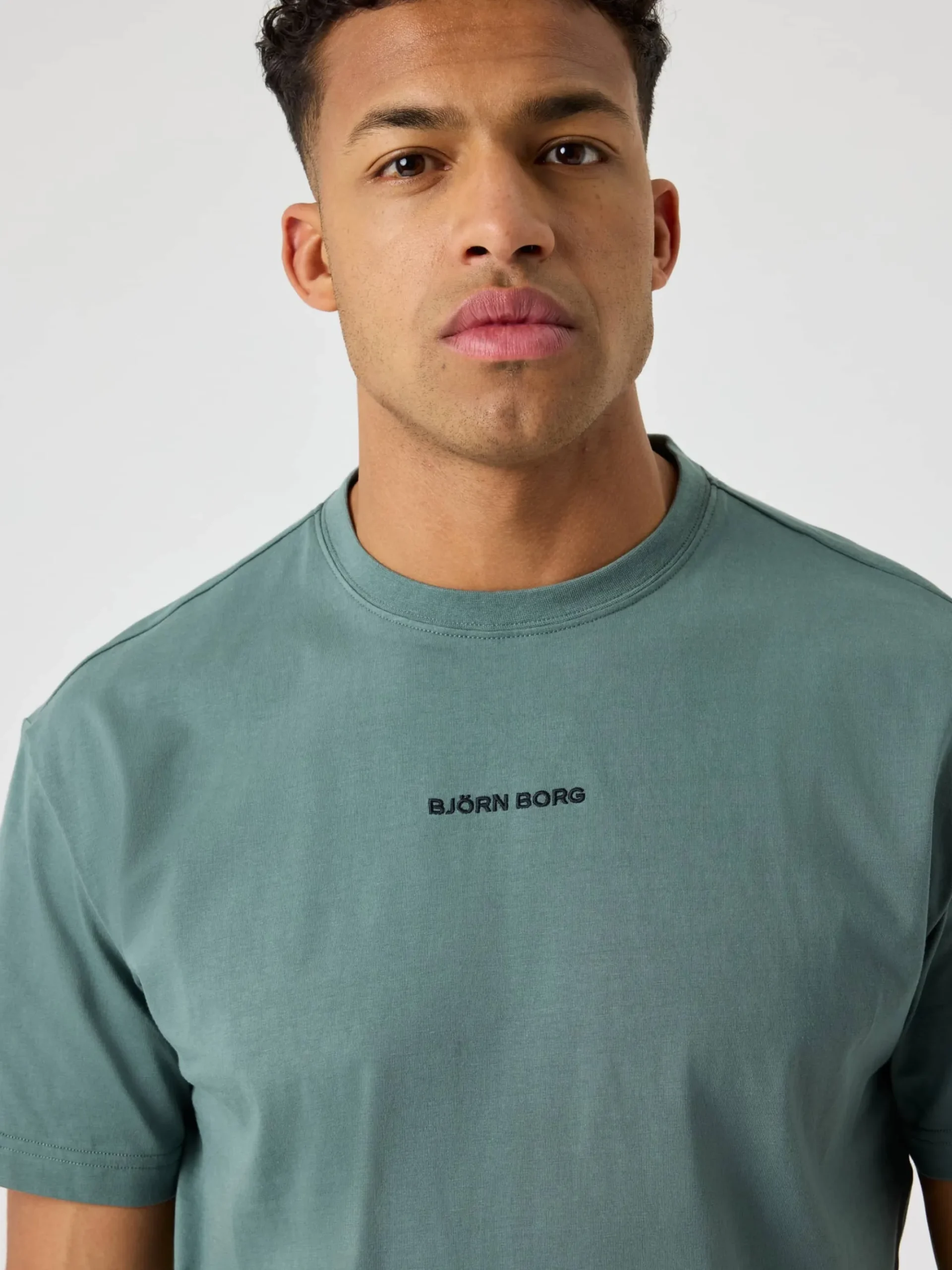 Björn Borg T-Shirts|Vardag & Loungewear * Borg Caic T-hirt Balsam Green