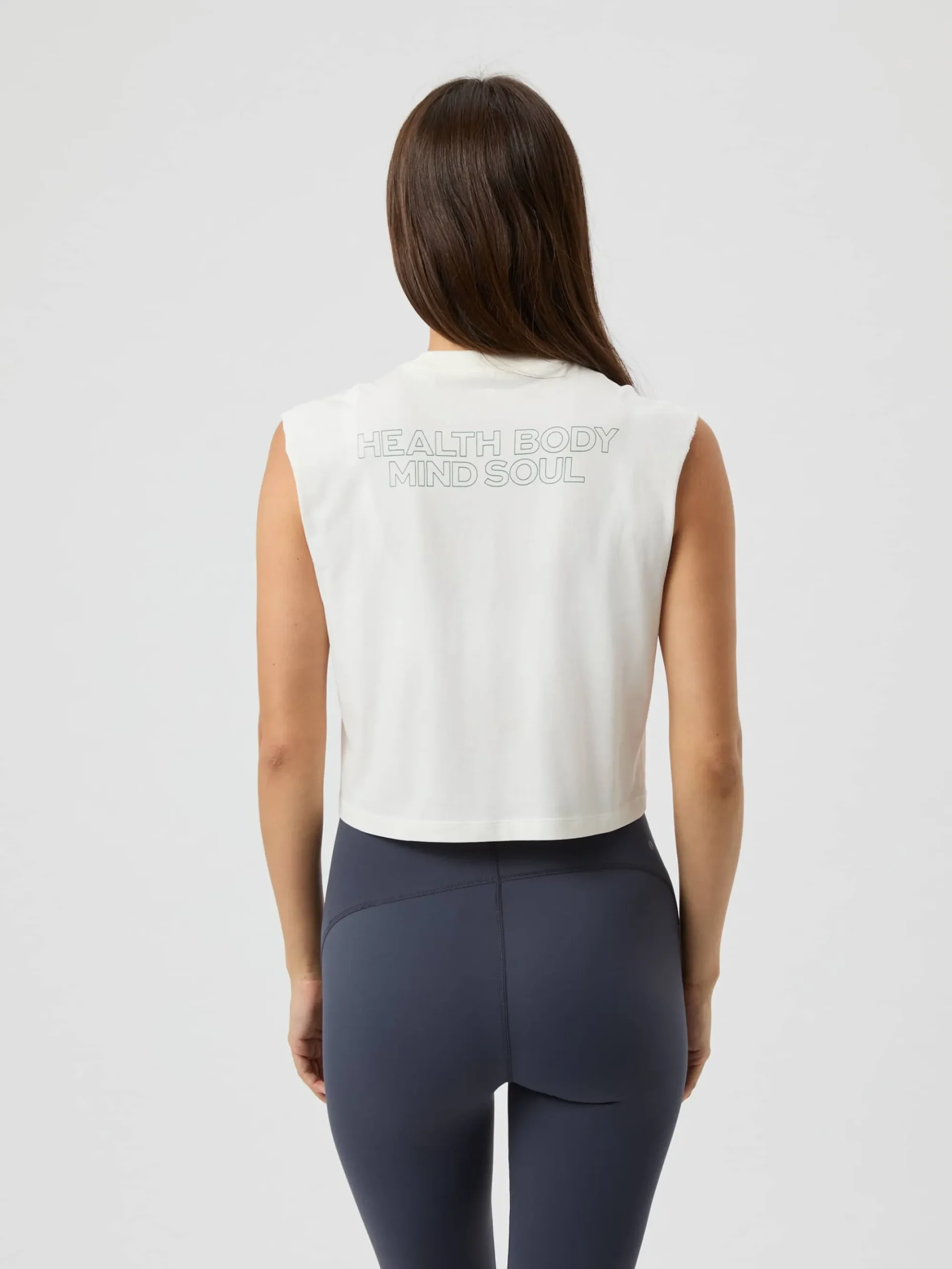 Björn Borg Toppar * Borg Cropped Tank Top Cannoli Cream