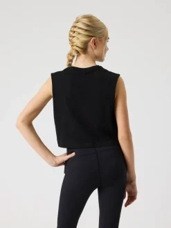 Björn Borg Toppar * Borg Cropped Tank Top Black Beauty
