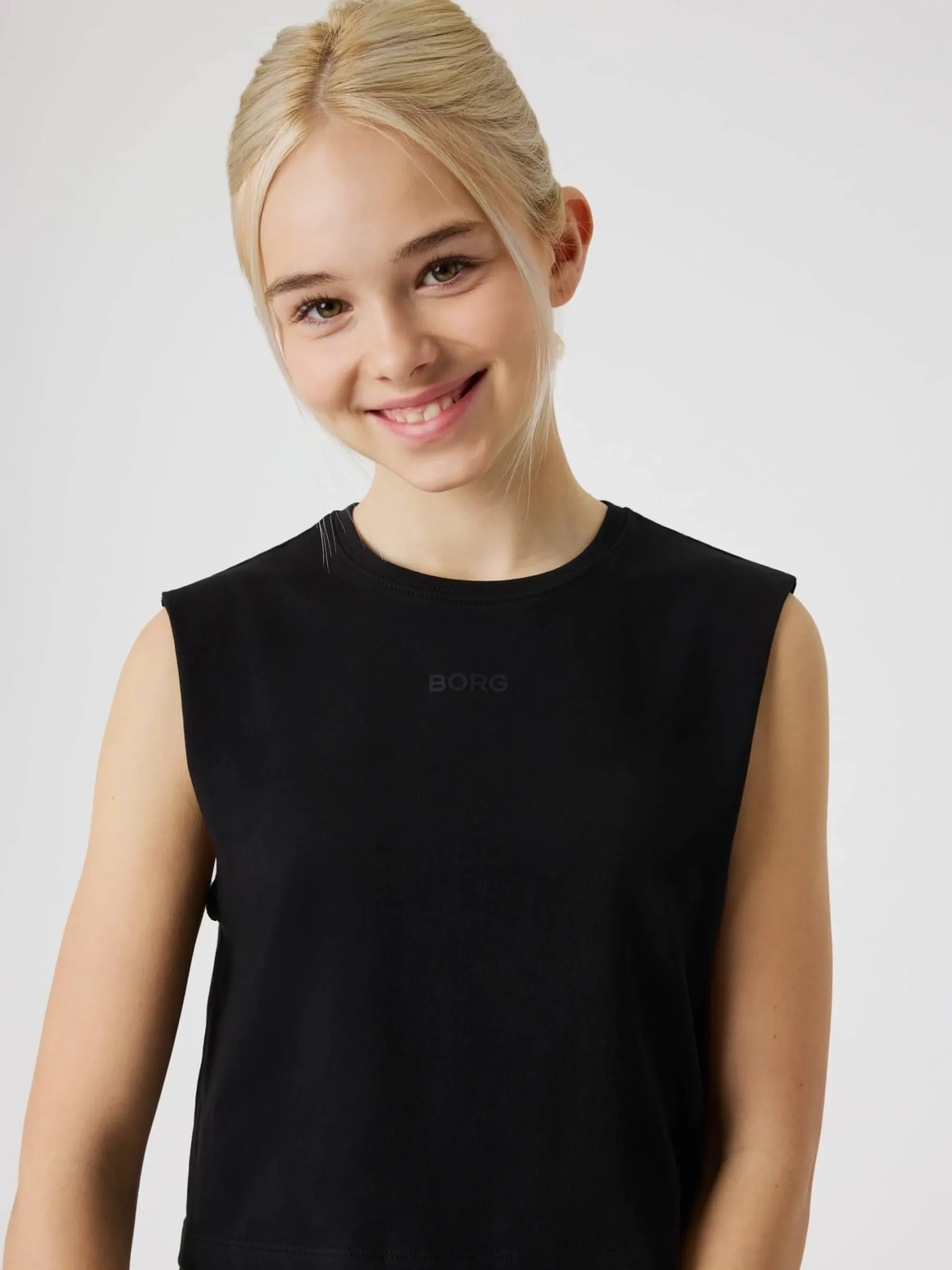 Björn Borg Toppar * Borg Cropped Tank Top Black Beauty