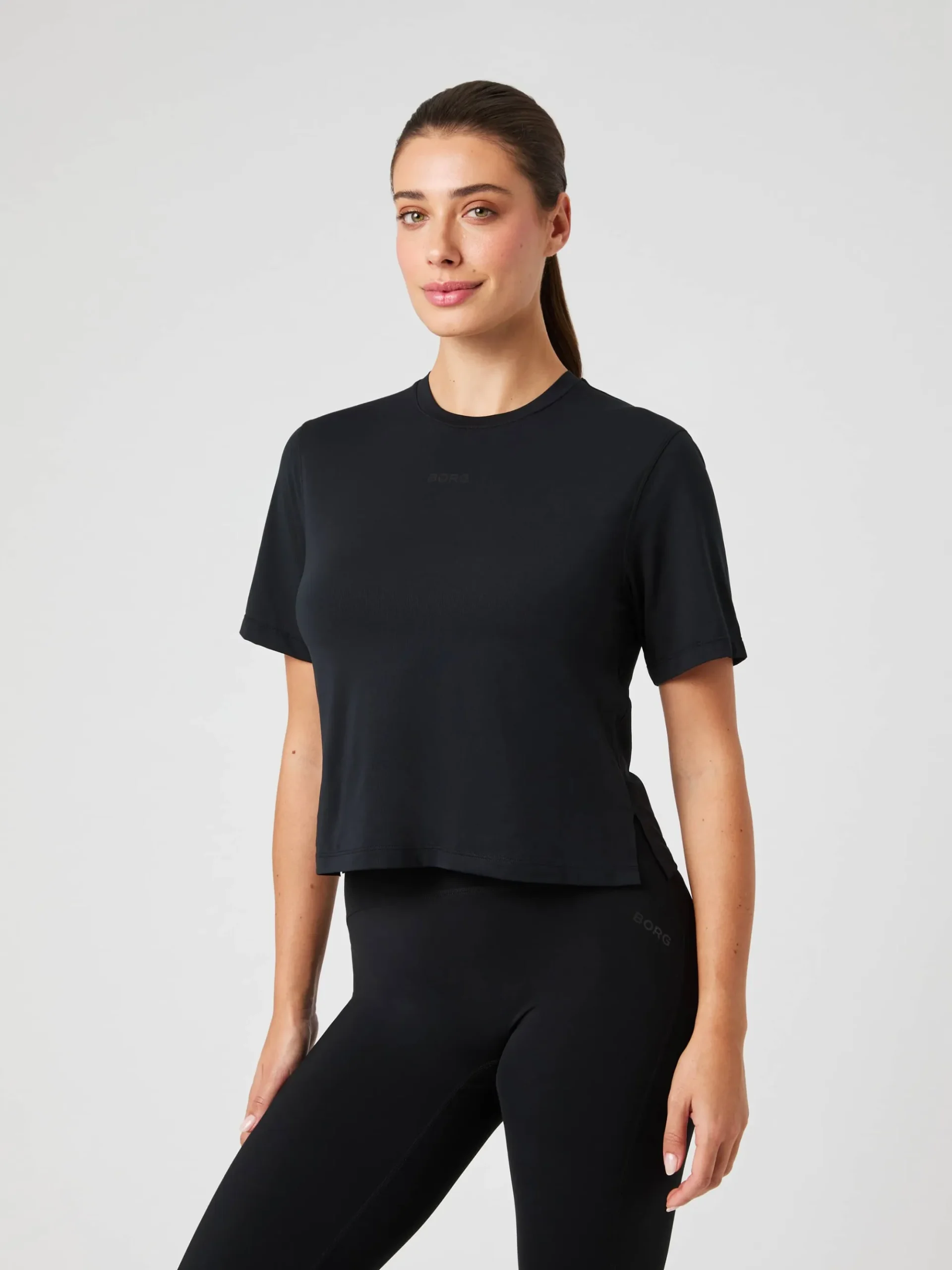 Björn Borg T-Shirts|Yoga & Pilates * Borg Cropped T-hirt