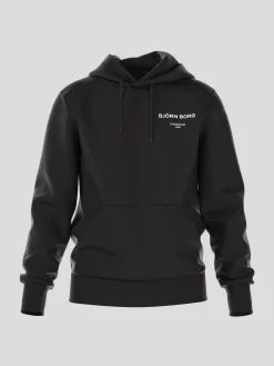 Björn Borg Hoodies|Vardag & Loungewear * Borg Eentia 1 Hoodie Black Beauty