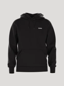 Björn Borg Hoodies|Vardag & Loungewear * Borg Eentia 4 Hoodie Black Beauty