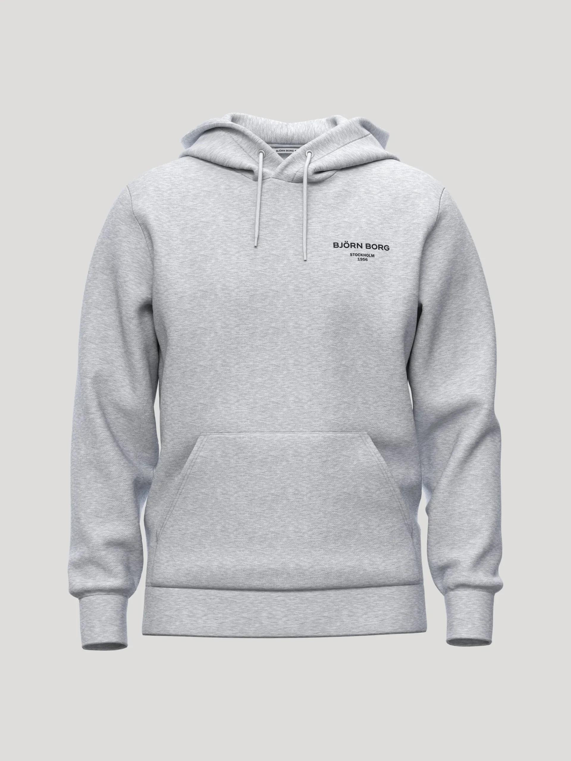 Björn Borg Hoodies|Vardag & Loungewear * Borg Eentia 1 Hoodie Gråmelerad