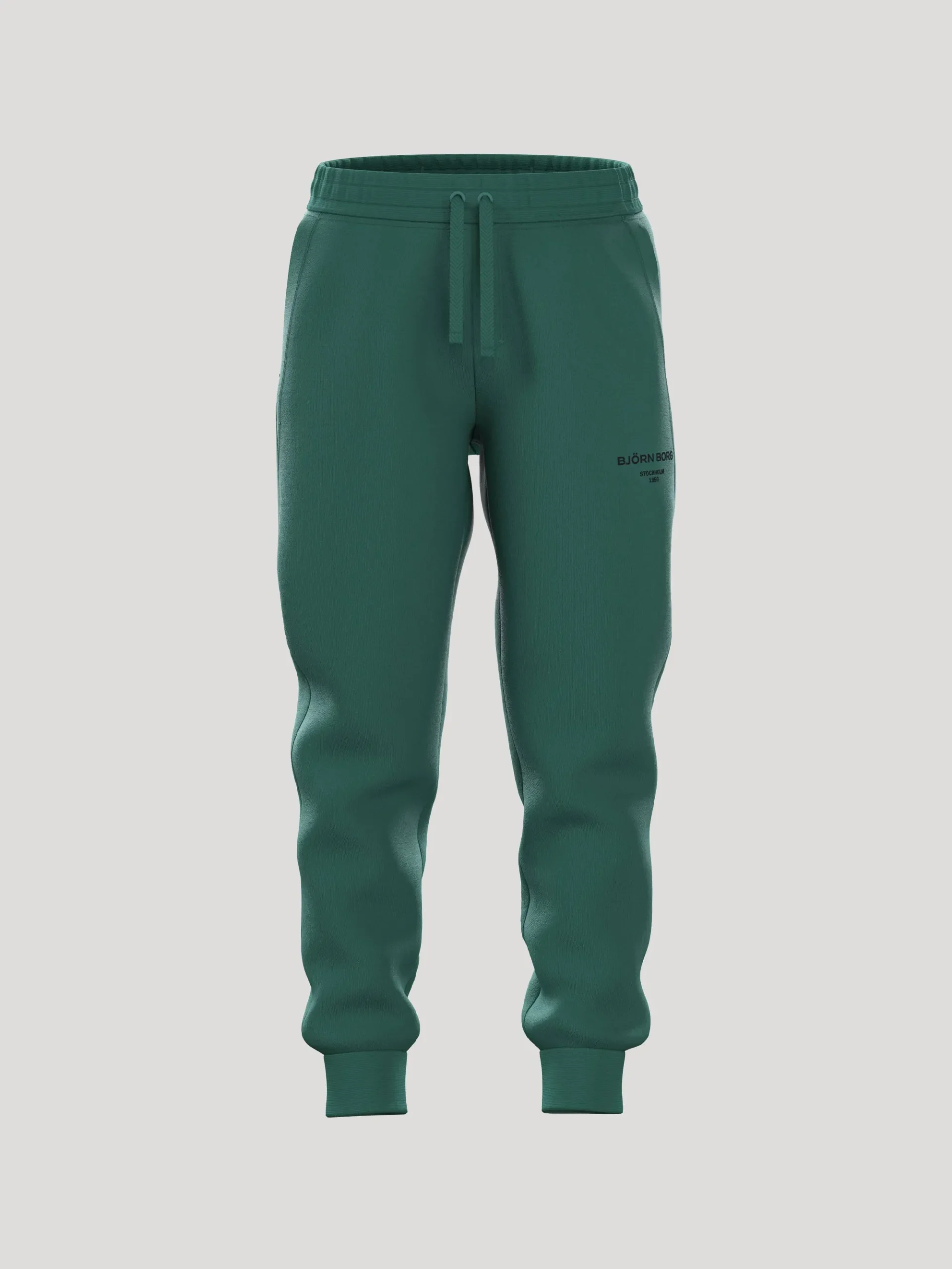 Björn Borg Mjukisbyxor * Borg Essential 1 Tapered Sweatpants Posy Green