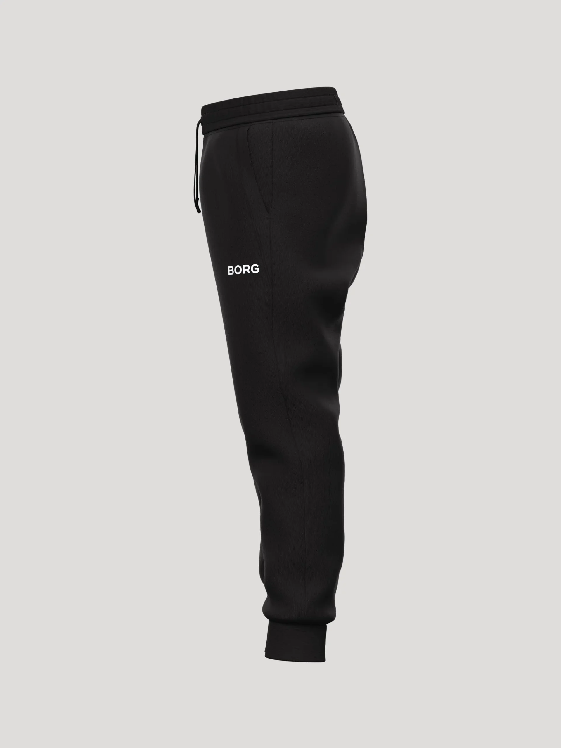 Björn Borg Mjukisbyxor * Borg Essential 3 Tapered Sweatpants Black Beauty