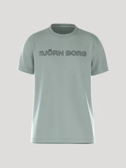 Björn Borg T-Shirts|Vardag & Loungewear * Borg Eentia 3 T-hirt Slate Gray