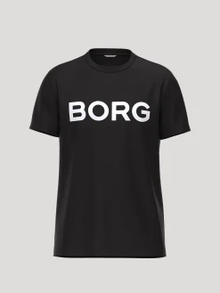 Björn Borg T-Shirts|Vardag & Loungewear * Borg Eentia 3 T-hirt Black Beauty