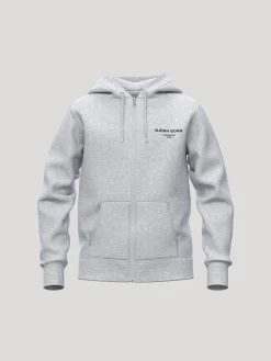 Björn Borg Hoodies & Tröjor * Borg Essential 1 Zip Hoodie Gråmelerad