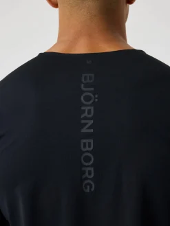 Björn Borg T-Shirts|Gym & Träning * Borg Feather ong eeve T-hirt