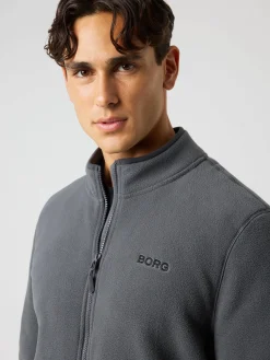 Björn Borg Jackor|Vardag & Loungewear * Borg Fu Zip Feece Asphalt