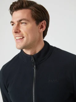 Björn Borg Jackor|Vardag & Loungewear * Borg Fu Zip Feece Black Beauty