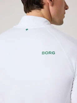 Björn Borg Tröjor|Golf * Borg Gof idayer Haf Zip Brilliant White