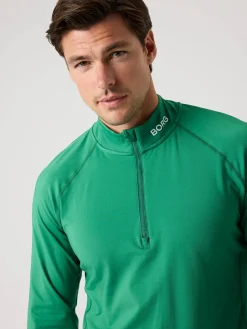 Björn Borg Tröjor|Golf * Borg Gof idayer Haf Zip Verdant Green