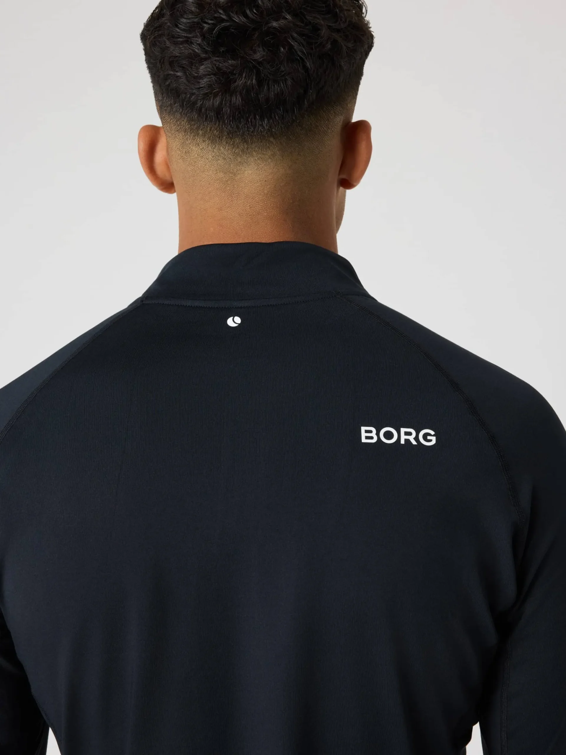 Björn Borg Tröjor|Golf * Borg Gof idayer Haf Zip Black Beauty