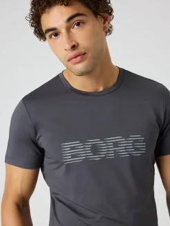Björn Borg T-Shirts|Gym & Träning * Borg Graphic T-hirt Asphalt