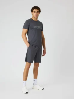 Björn Borg T-Shirts|Gym & Träning * Borg Graphic T-hirt Asphalt