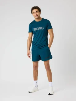 Björn Borg T-Shirts|Gym & Träning * Borg Graphic T-hirt Reflecting Pond