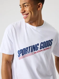 Björn Borg T-Shirts|Gym & Träning * Borg Gy Overized T-hirt Brilliant White