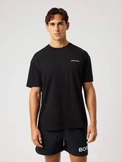 Björn Borg T-Shirts|Gym & Träning * Borg Gy Overized T-hirt Black Beauty