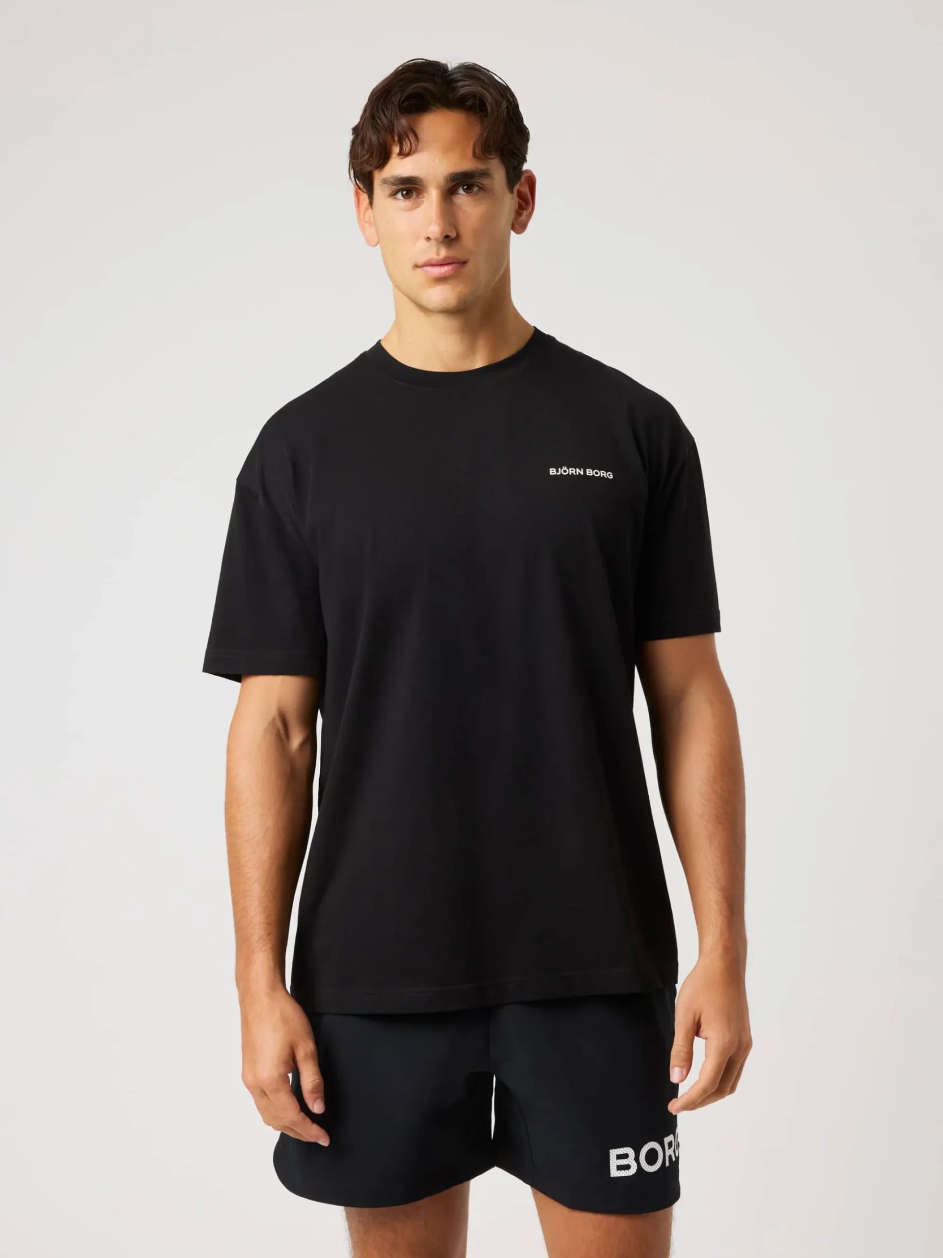 Björn Borg T-Shirts|Gym & Träning * Borg Gy Overized T-hirt Black Beauty