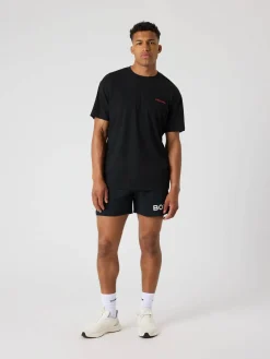 Björn Borg T-Shirts|Gym & Träning * Borg Gy Pride Overized T-hirt Black Beauty