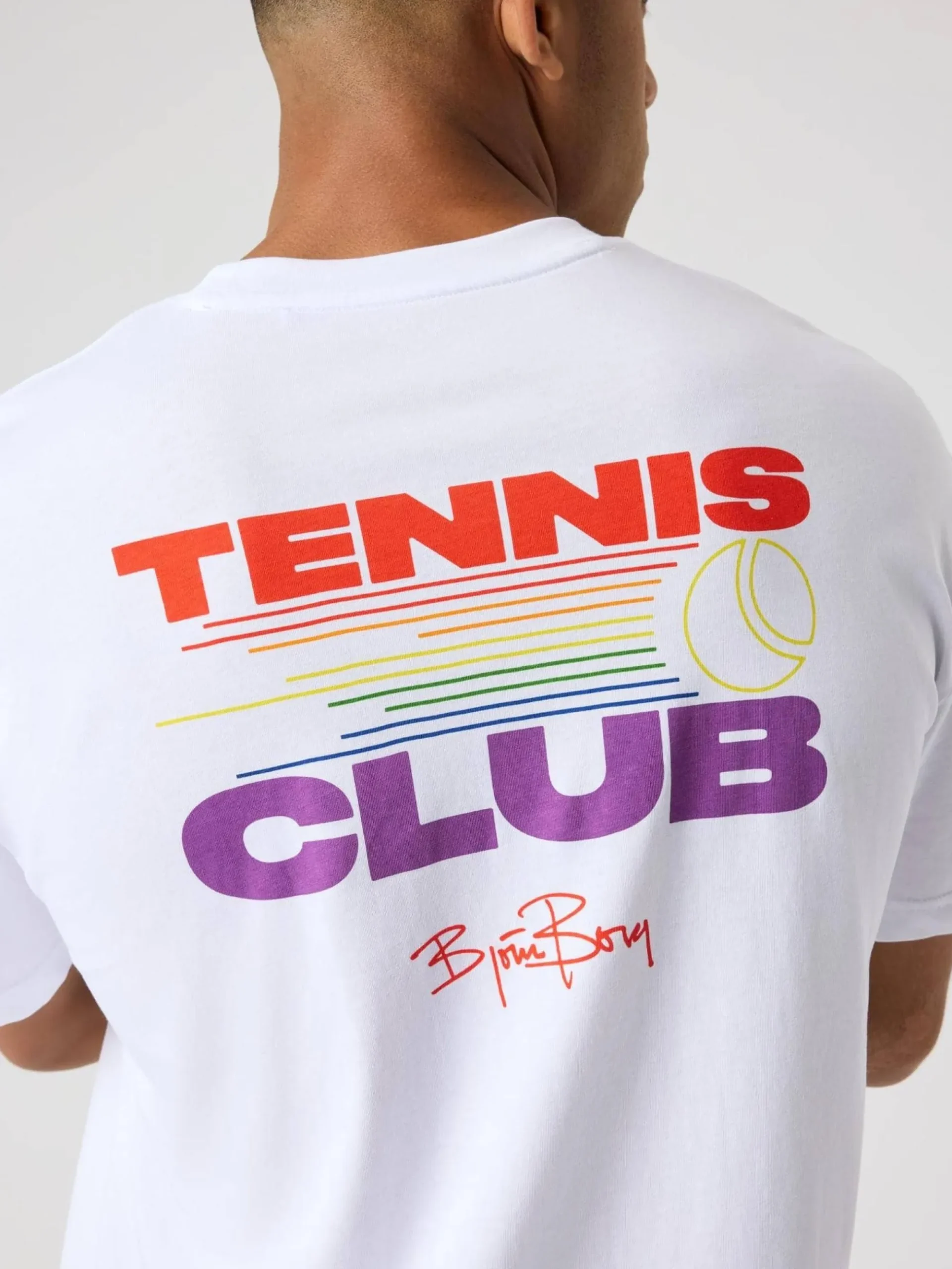 Björn Borg T-Shirts|Gym & Träning * Borg Gy Pride Overized T-hirt Brilliant White