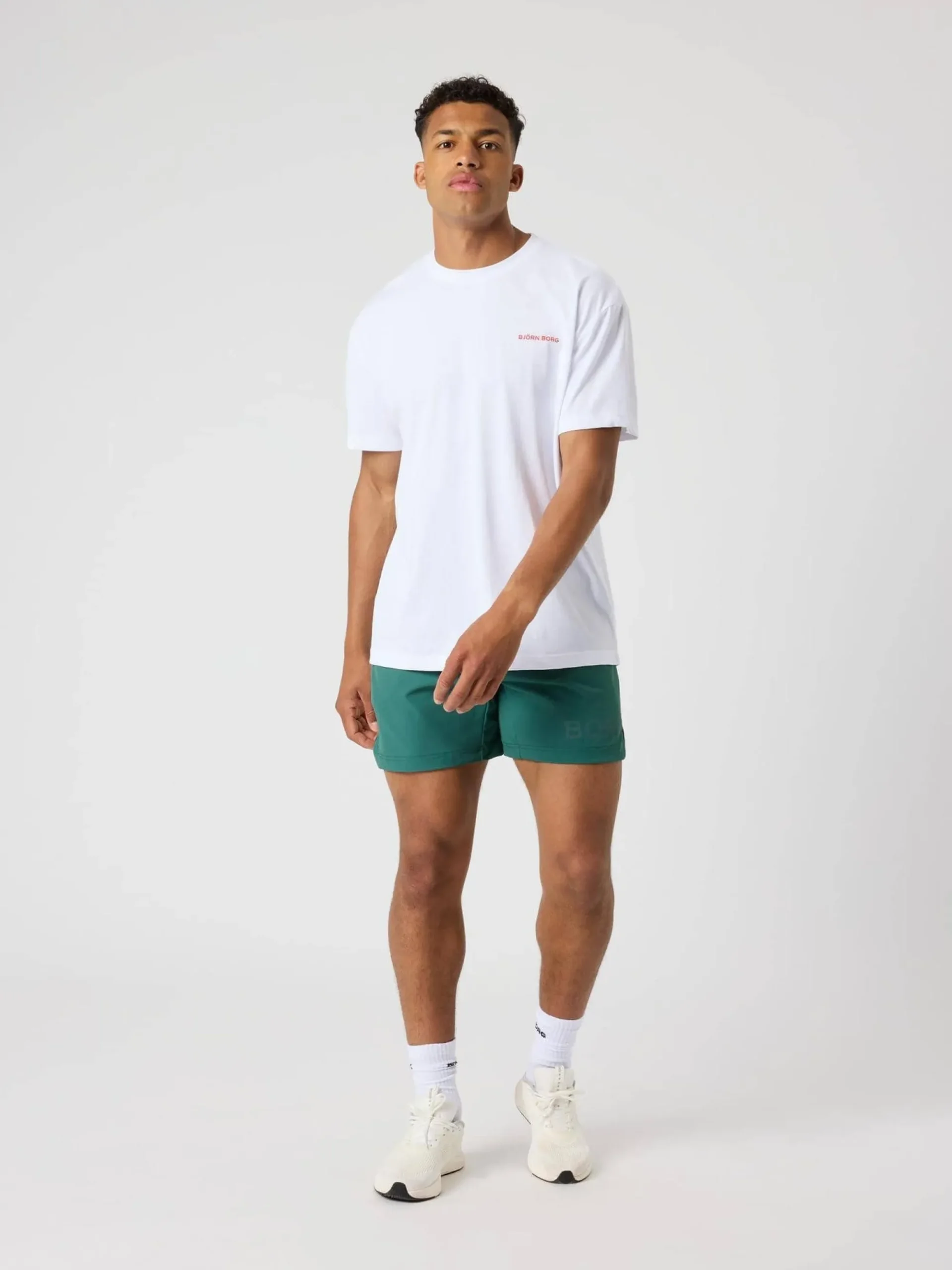 Björn Borg T-Shirts|Gym & Träning * Borg Gy Pride Overized T-hirt Brilliant White