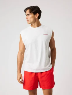 Björn Borg Tank Tops|Gym & Träning * Borg Gy eevee T-hirt Ultra Light Grey Melange